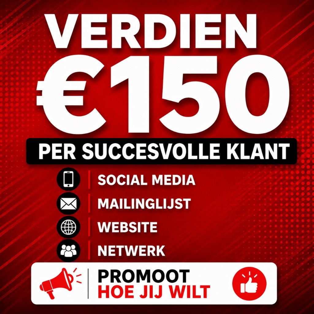 Verdien €150 per nieuwe klant | Werk waar en wanneer je wilt, Variabele uren, Overige niveaus, Starter, Overige vormen