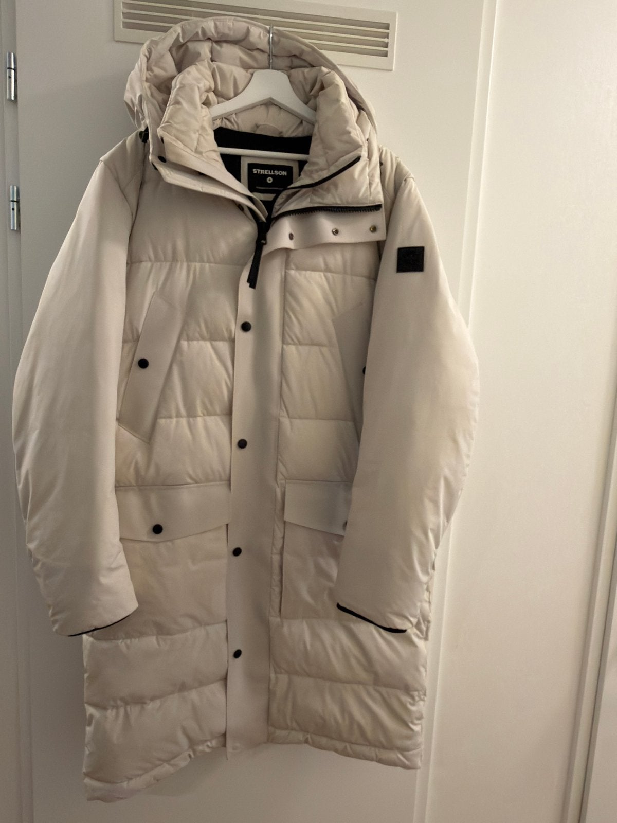Strellson Winterjas Wit origineel, Ophalen of Verzenden, Zo goed als nieuw, Wit