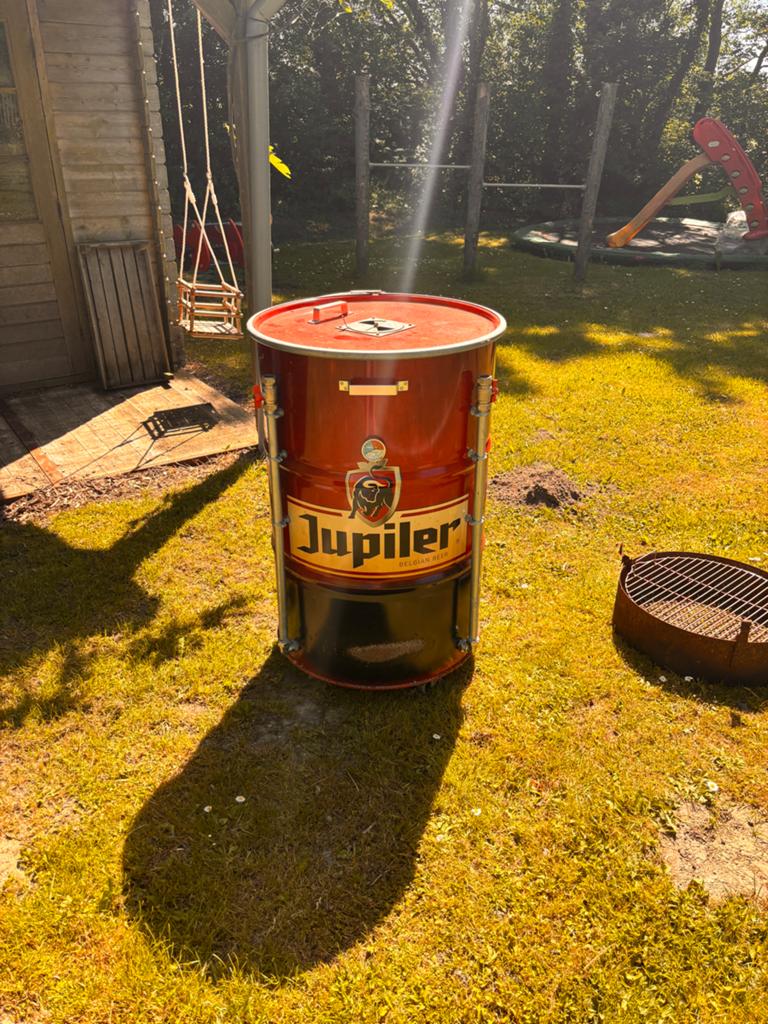 Jupiler BBQ/ Ugly Drum Smoker- Uniek en Handgemaakt, Ophalen, Gebruikt