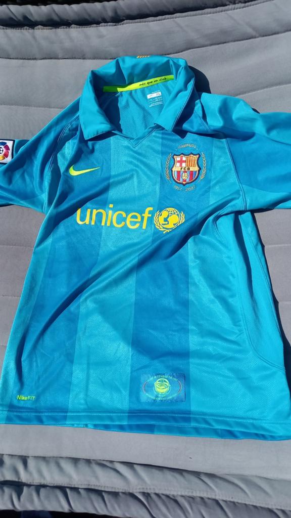 FC Barcelona Uitshirt 2007/08 "50 Jaar Camp Nou" XL Jeugd, Maat XL, Ophalen of Verzenden, Zo goed als nieuw, Shirt