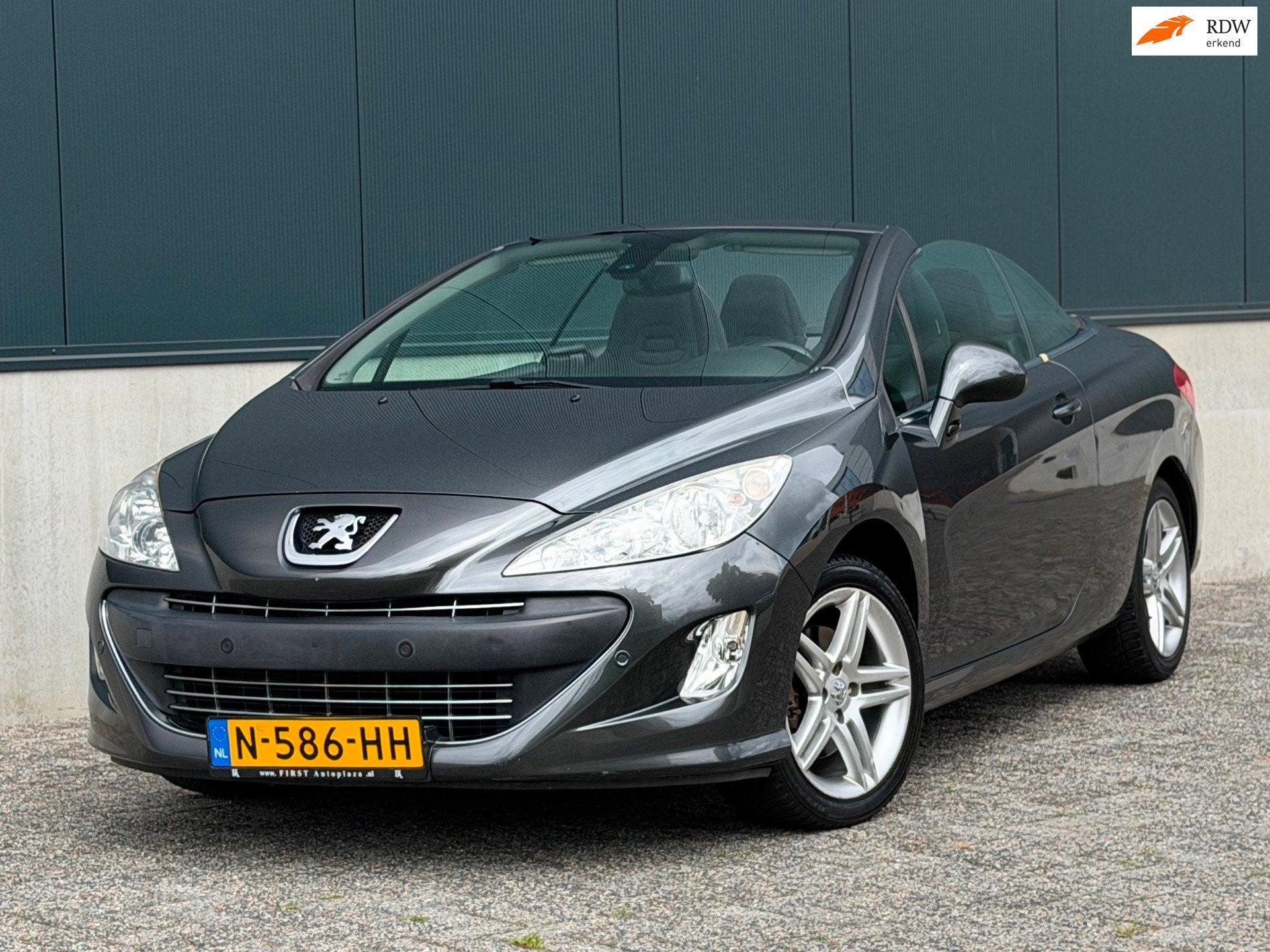 Peugeot 308 CC 1.6 THP Noir & Blanc STOELVERW/AIRCO/CRUISE |, Euro 5, Gebruikt, Zwart, Cabriolet