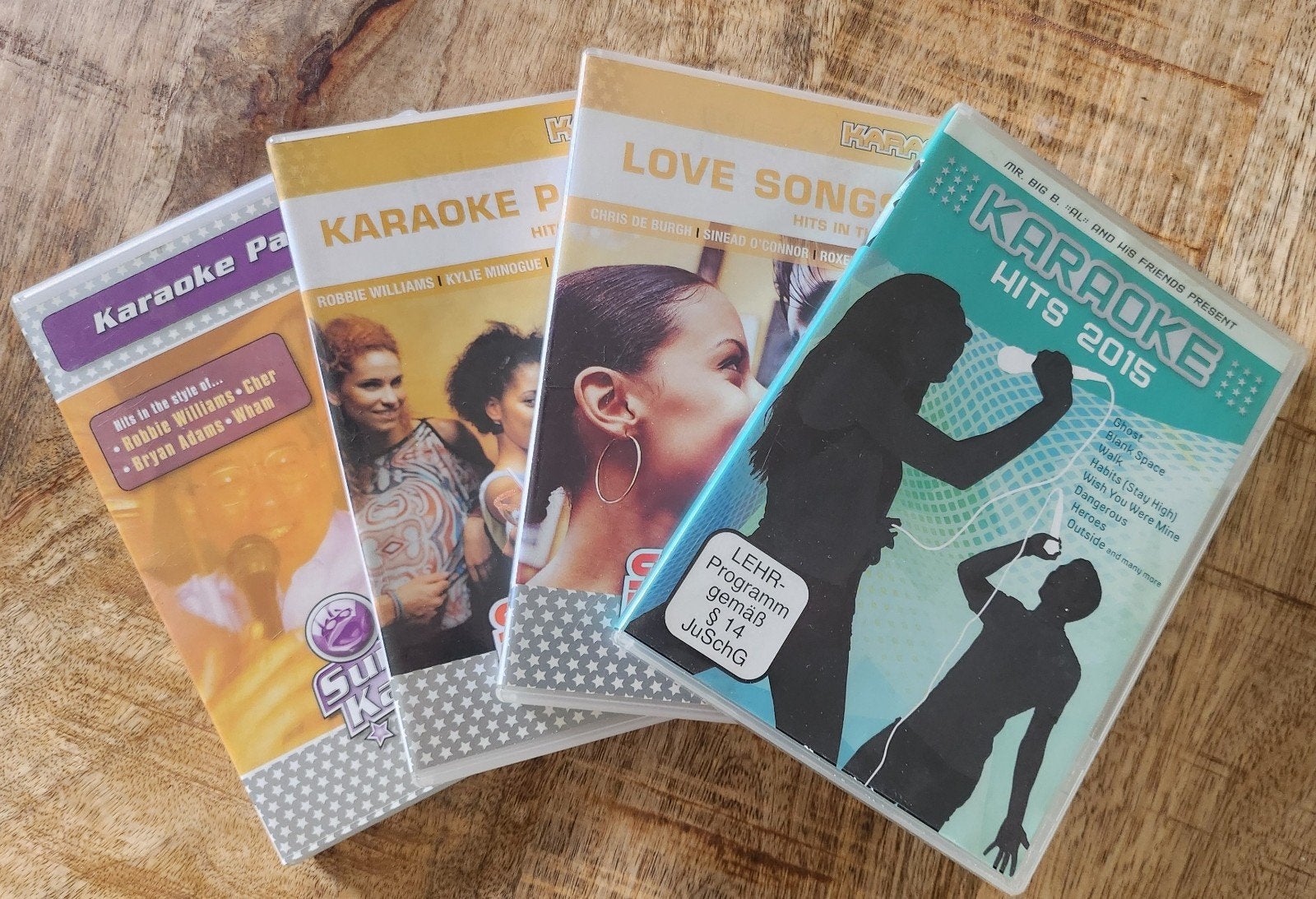 Karaoke DVD's - Diverse collectie (4 stuks), Ophalen of Verzenden