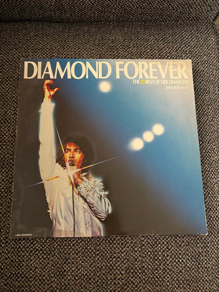 Neil Diamond - Diamond Forever (LP Vinyl), Cd's en Dvd's, Complilatie, Ophalen of Verzenden, Gebruikt, 12 inch