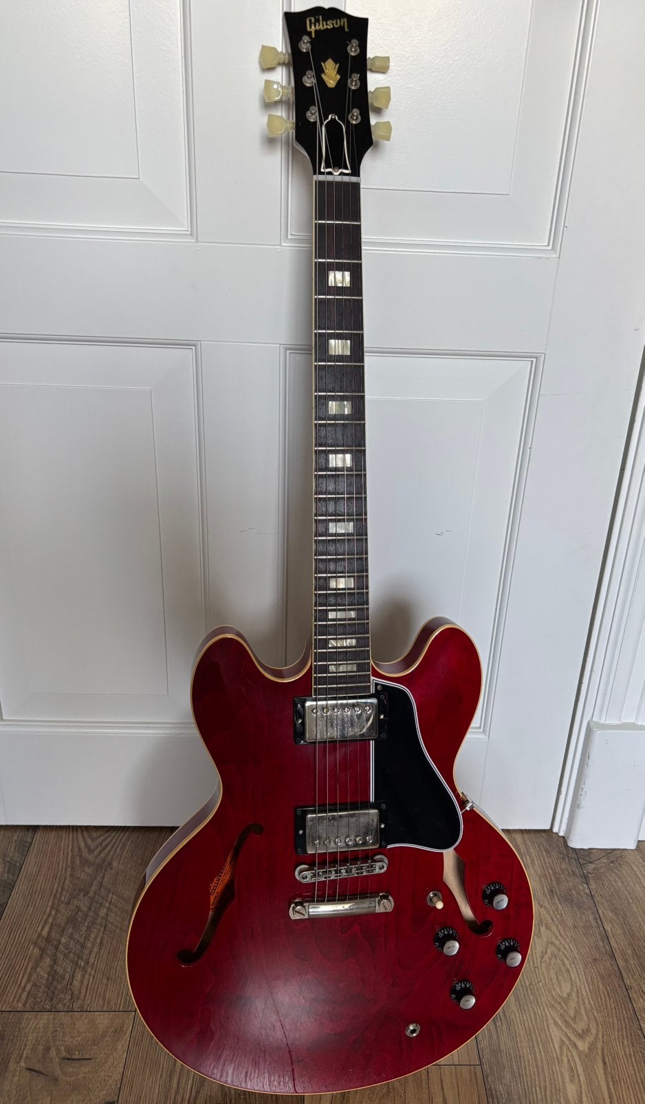 Gibson 1964 ES 335 Custom Shop Murphy Lab Ultra Light Aged, Muziek en Instrumenten, Ophalen, Zo goed als nieuw, Semi-solid body