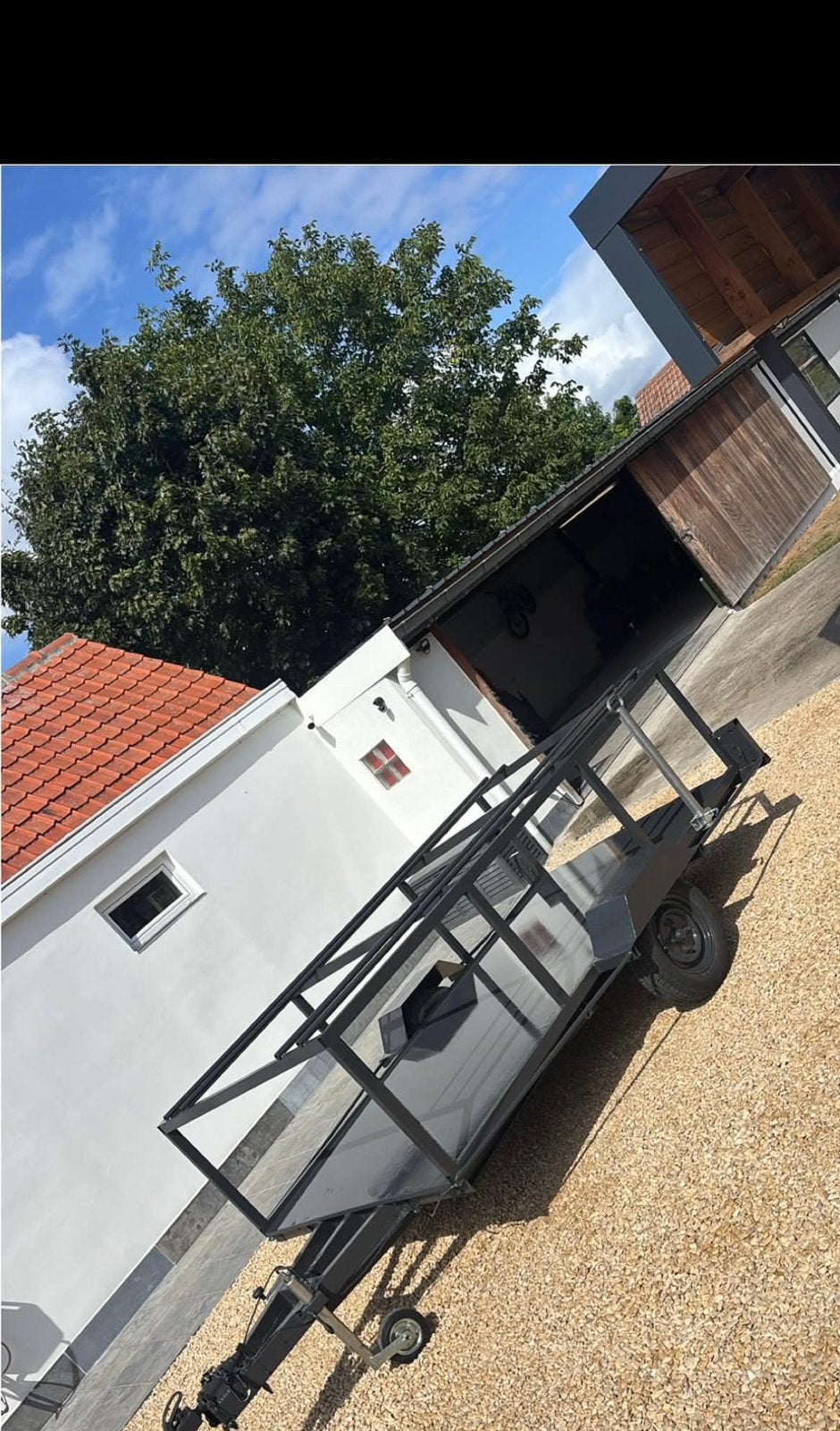 Aanhanger kart, Sport en Fitness, Karting, Ophalen of Verzenden, Zo goed als nieuw, Kart