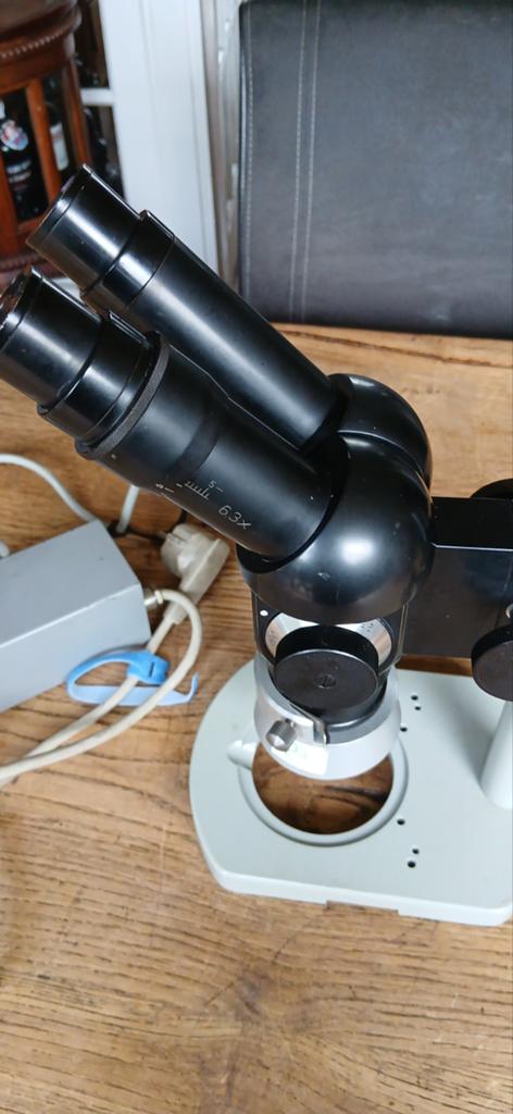 Stereomicroscoop 6.3x  zeiss, Audio, Tv en Foto, Optische apparatuur | Microscopen, Ophalen of Verzenden, Gebruikt, Minder dan 400x