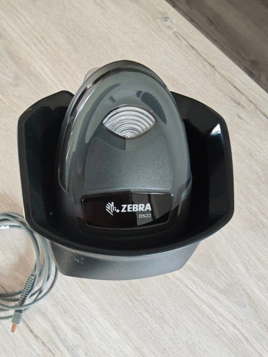 Zebra DS22 barcode scanner met standaard en kabel NIEUW, Computers en Software, Ophalen of Verzenden, Nieuw