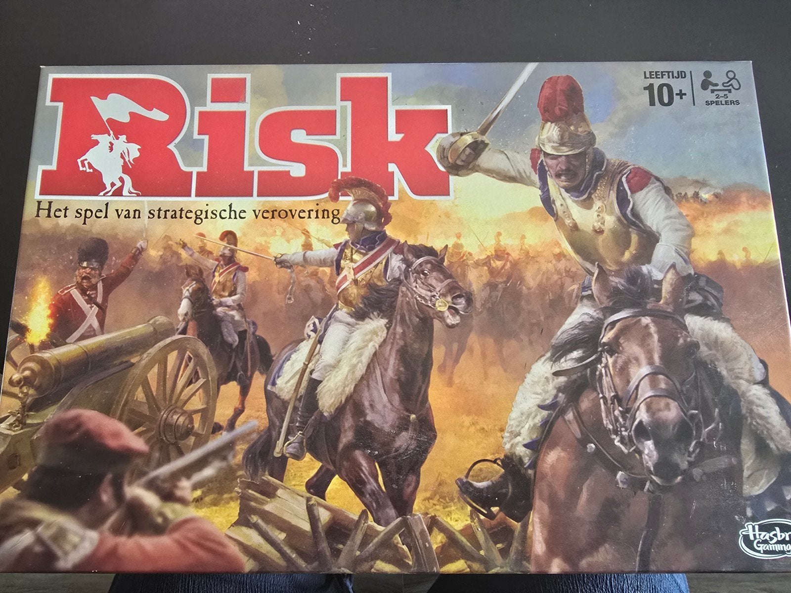 Risk: Het spel van strategische verovering, Drie of vier spelers, Ophalen of Verzenden, Gebruikt, Hasbro