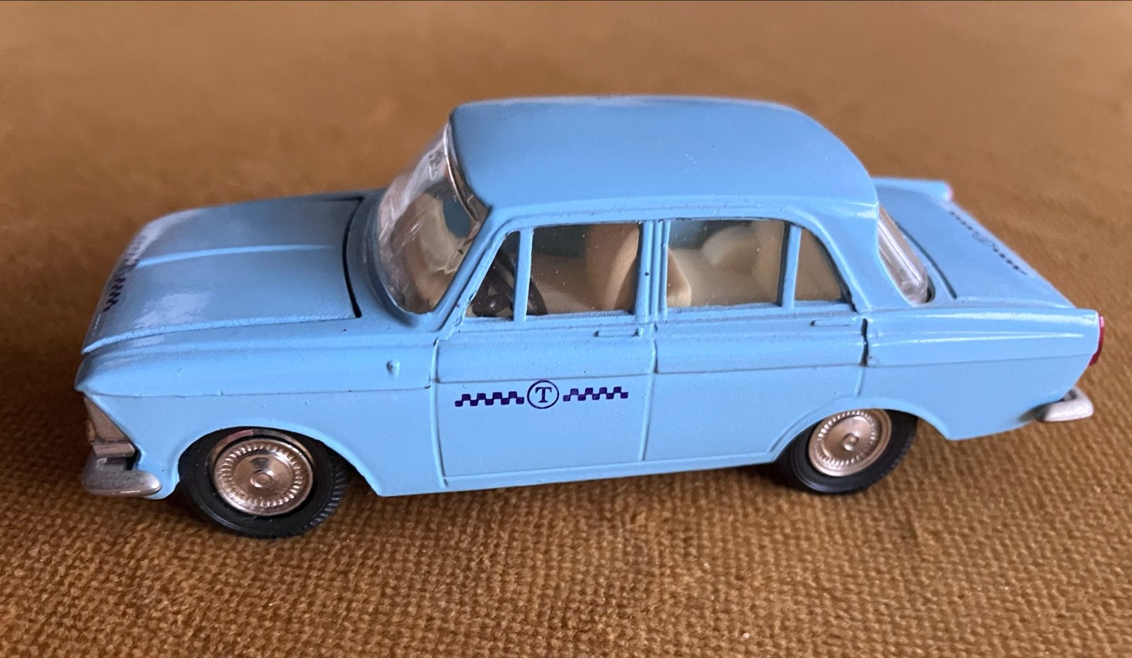 Moskvich 412 Taxi Modelauto 1/43 USSR, Ophalen of Verzenden, Gebruikt, Overige typen
