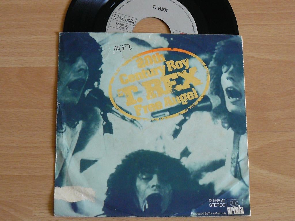single T.Rex * 20th century boy / Free angel, Verzenden, Gebruikt, Pop