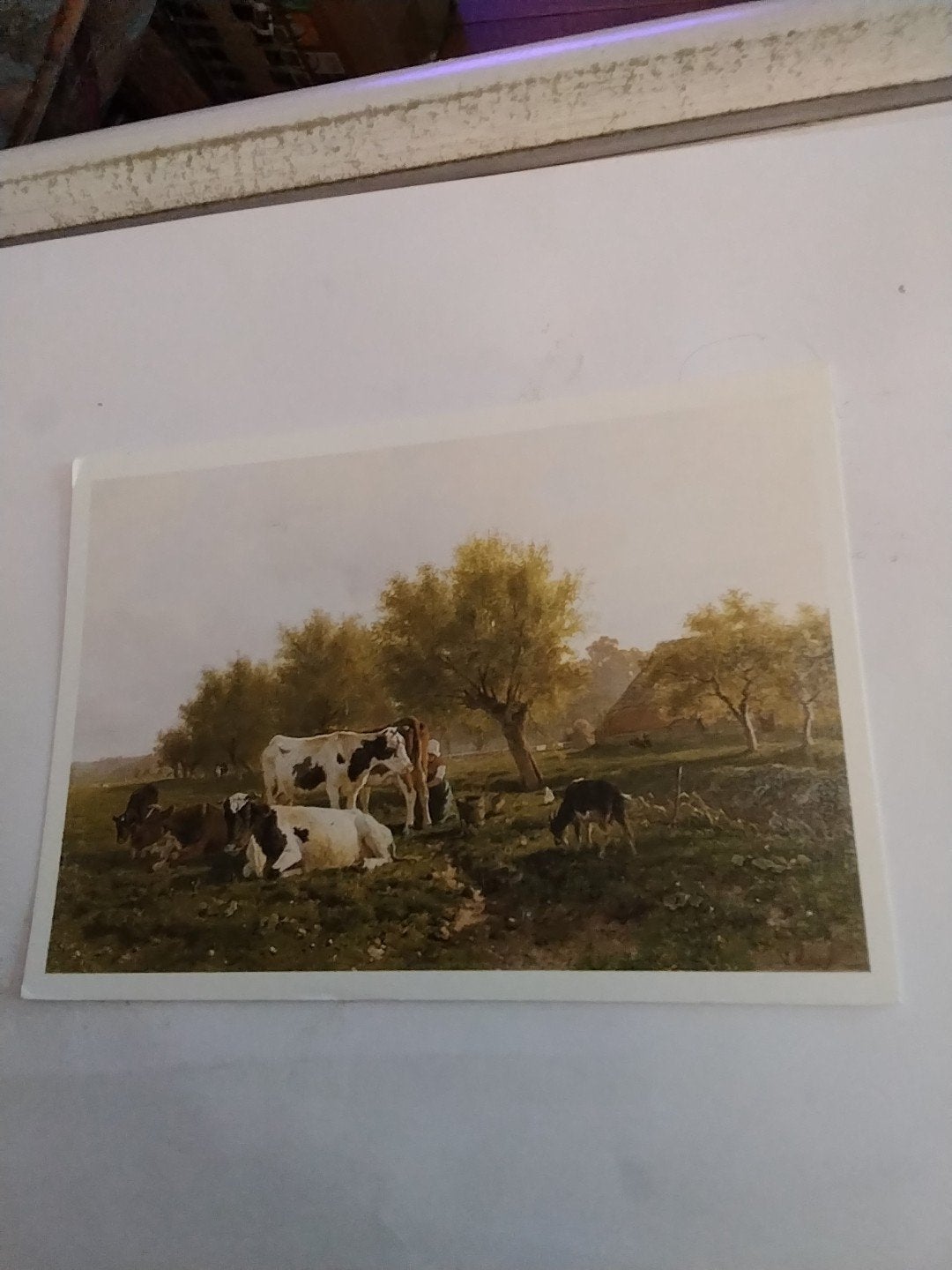 kaart 'Meikoeien' van Anton Mauve (1838-1888)"Melktijd, Ophalen of Verzenden, 1980 tot heden