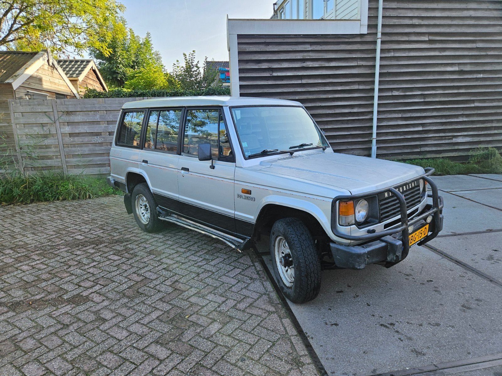 Mitsubishi Pajero 2.5TD Lang Airco 7 Zits, Auto's, 2500 cc, Stof, Bedrijf, SUV of Terreinwagen