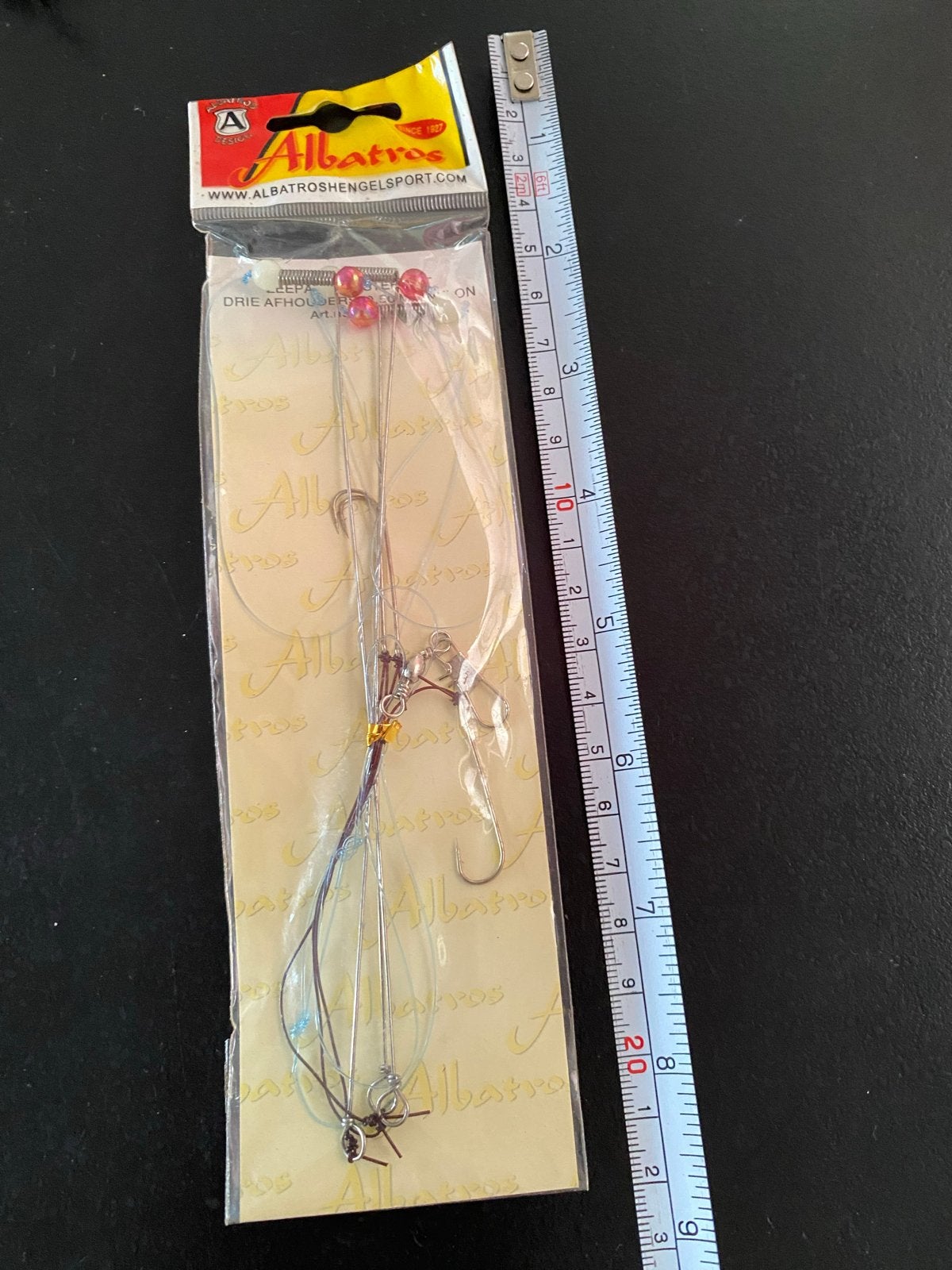Albatros Zeepaternoster 0.50mm Nylon met 3 Afhouders, Ophalen of Verzenden, Nieuw, Overige typen