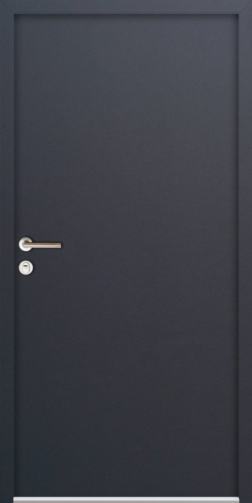 Stalen Buitendeur Volpaneel B110 H210cm Antraciet, Niet ingevuld, Nieuw, Ophalen of Verzenden, Buitendeur