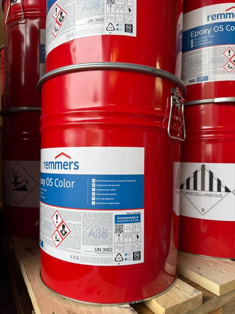 Remmers epoxy gietvloer, Zo goed als nieuw, 10 m² of meer, Vloertegels, Overige materialen