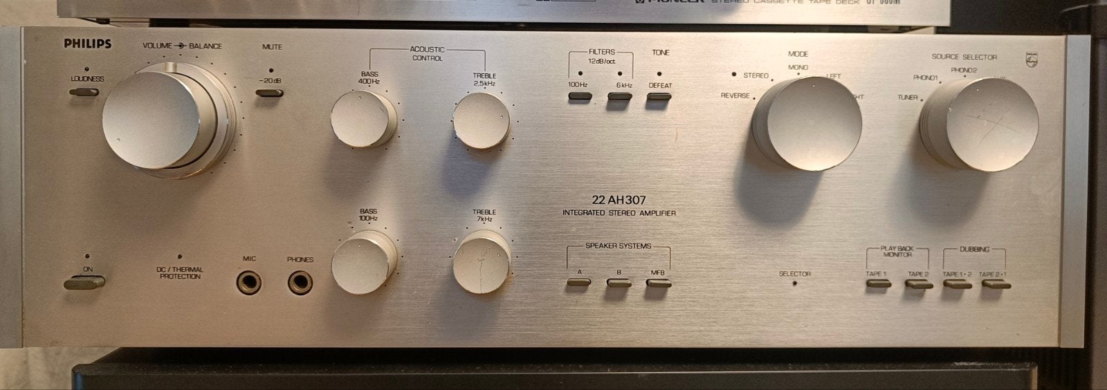Philips 22AH307 Stereo Versterker, Gebruikt, Ophalen, Overige merken, Minder dan 60 watt
