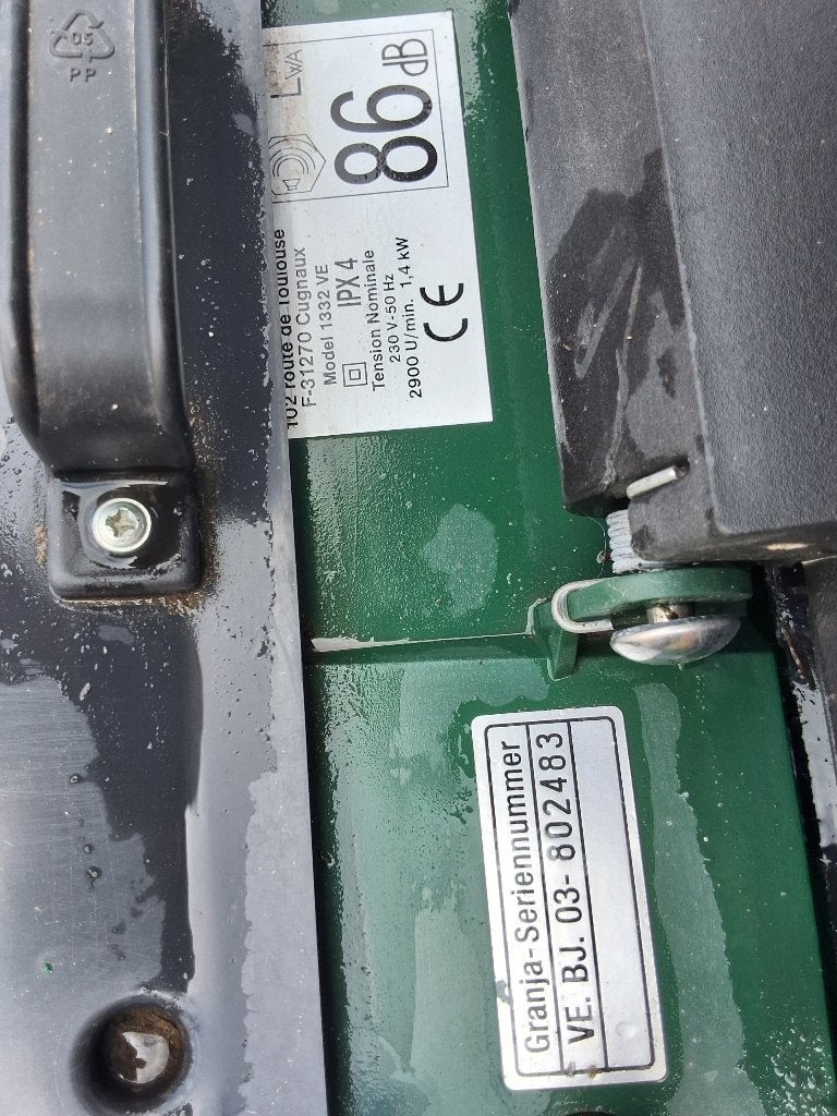 Verticuteer machine, Ophalen, Gebruikt, 30 t/m 39 cm, Opvangzak