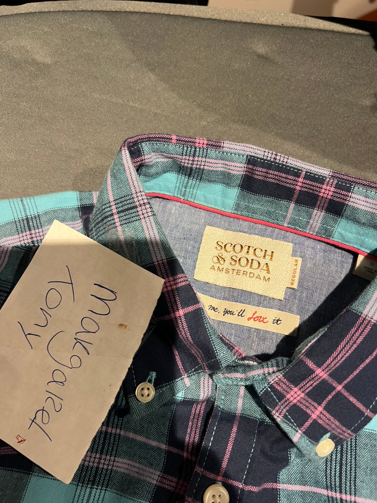 Scotch&Soda houthakkers blouse maat s zgan, Blauw, Scotch & Soda, Ophalen of Verzenden, Zo goed als nieuw