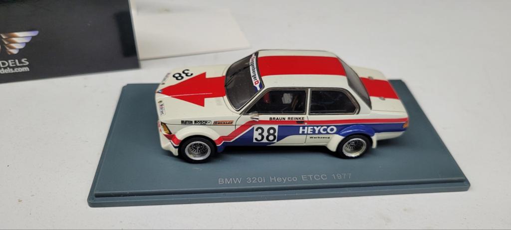 NEO SCALE BMW 320i Heyco ETCC 1977, Hobby en Vrije tijd, Modelauto's | 1:43, Ophalen of Verzenden, Zo goed als nieuw, Auto, Overige merken