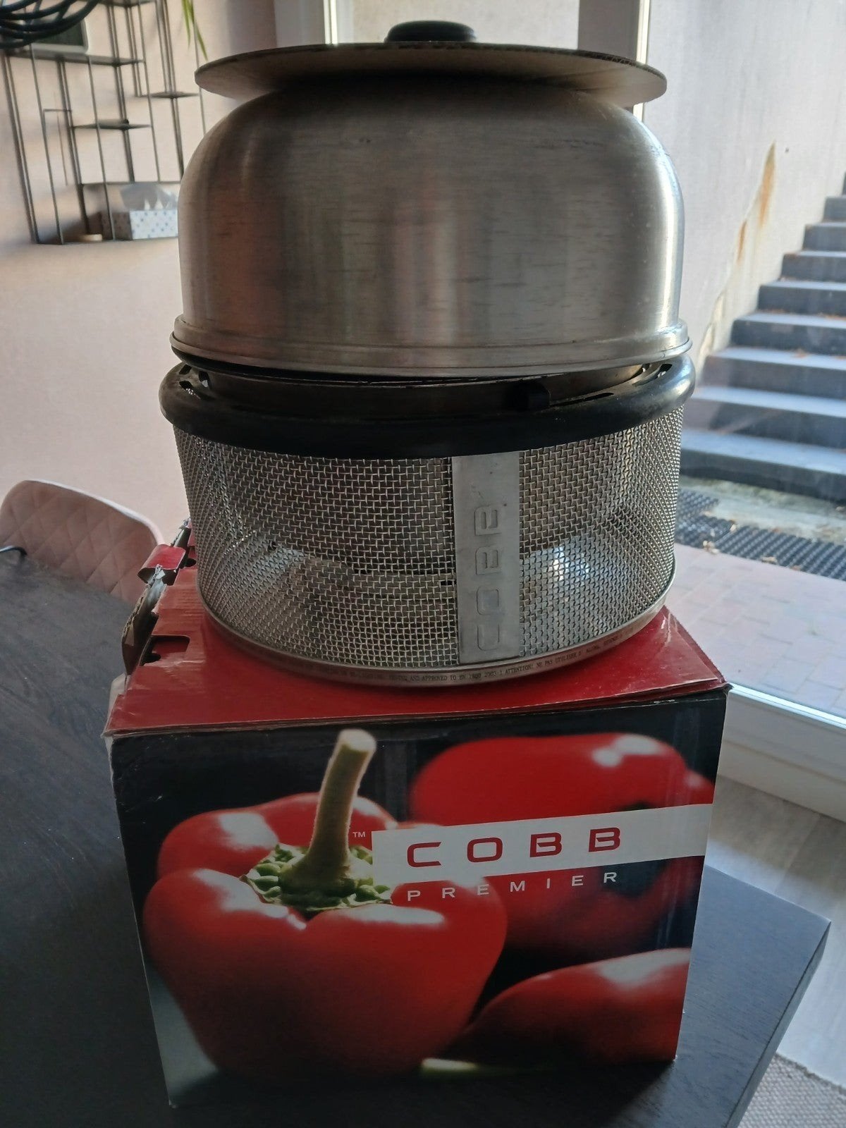 Cobb Premier met originele doos, Tuin en Terras, Houtskoolbarbecues, Ophalen of Verzenden, Gebruikt