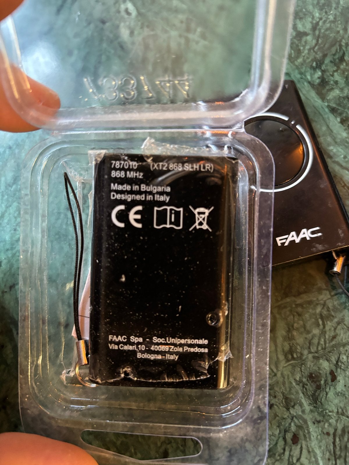 FAAC Garage Afstandsbediening 868 MHz (3 stuks), Ophalen, Gebruikt
