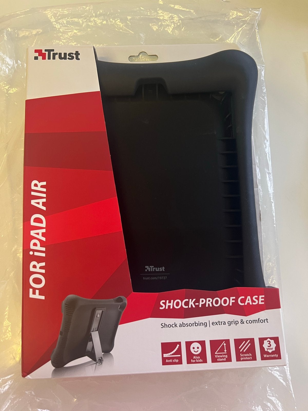 Trust Shock-Proof Case voor iPad Air - Nieuw in verpakking, Ophalen of Verzenden, Nieuw, 10 inch, Bescherming voor- en achterkant