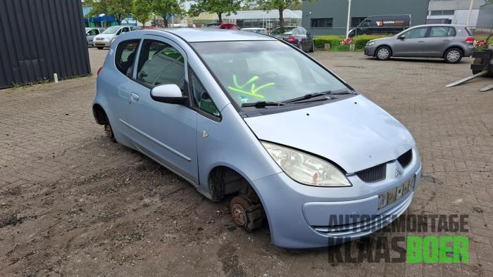 Koplamp rechts van een Mitsubishi Colt, Gebruikt, -, -, Ophalen of Verzenden