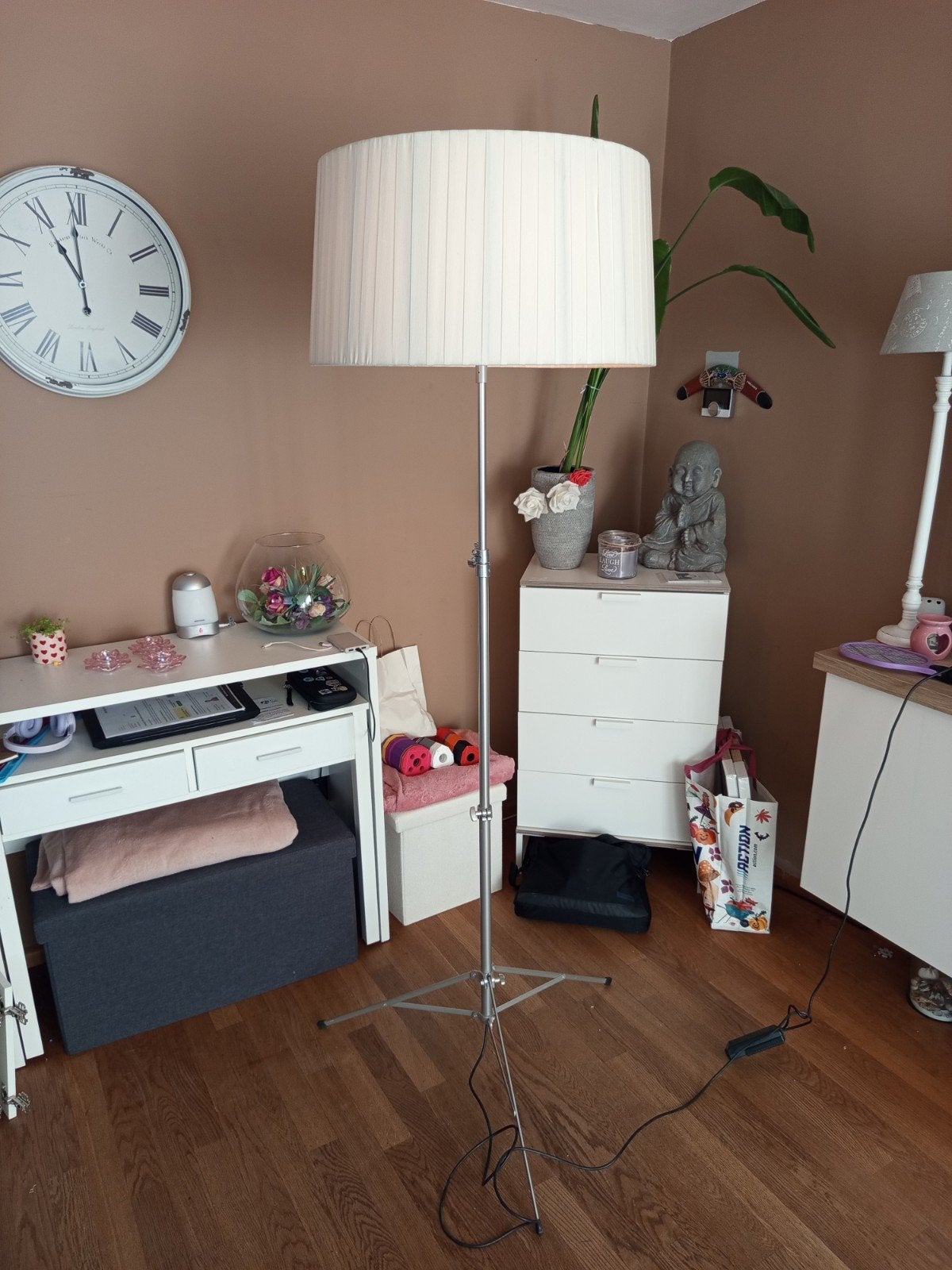 Pallucco Gilda Vloerlamp – Italiaans Design – Met NIEUWE KAP, Ophalen, Gebruikt, 200 cm of meer, Design