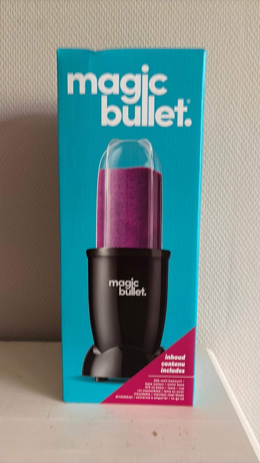 Te koop: Splinternieuwe Magic Bullet, 4 liter of meer, Ophalen of Verzenden, Zo goed als nieuw, 3 snelheden of meer