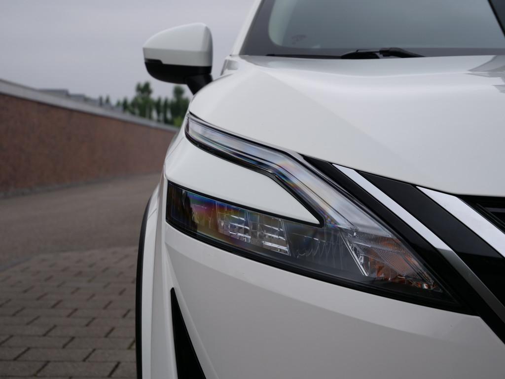 Nissan QASHQAI 1.3 MHEV Xtronic Business Access 158 Pk Autom, Stof, 4 cilinders, Wit, Hybride Elektrisch/Benzine