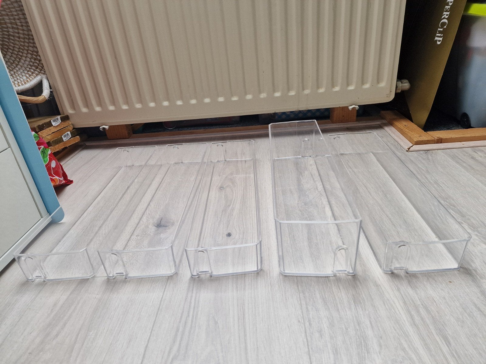 Set van 5 Ikea FORSNÄS deurvakken voor Ikea FORSNÄS koelkast, Zo goed als nieuw, Minder dan 100 cm, 25 tot 50 cm, 50 tot 100 cm
