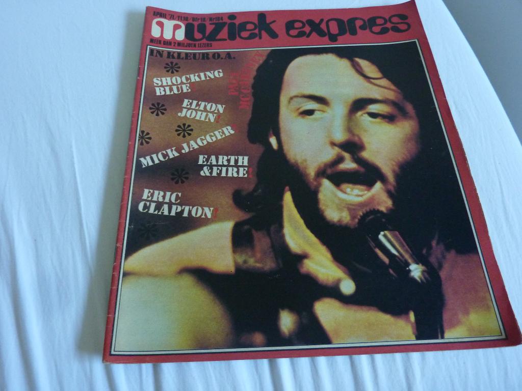 MUZIEK EXPRES`71-SHOCKING BLUE-EARTH & FIRE-STONES-CATS, Verzenden, 1960 tot 1980, Tijdschrift