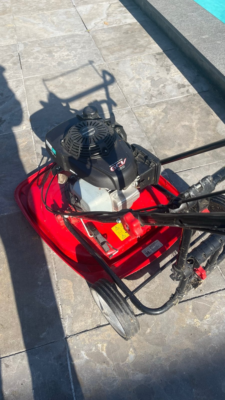 Cobra zweefmaaier met Honda GCV160 motor, Cirkelmaaier, Gebruikt, Ophalen of Verzenden, Benzine-grasmaaier