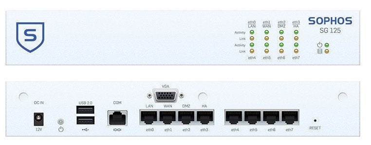 Sophos SG125 Rev.1 Router/Firewall voorzien van OPNsense, Computers en Software, Routers en Modems, Zo goed als nieuw, Router