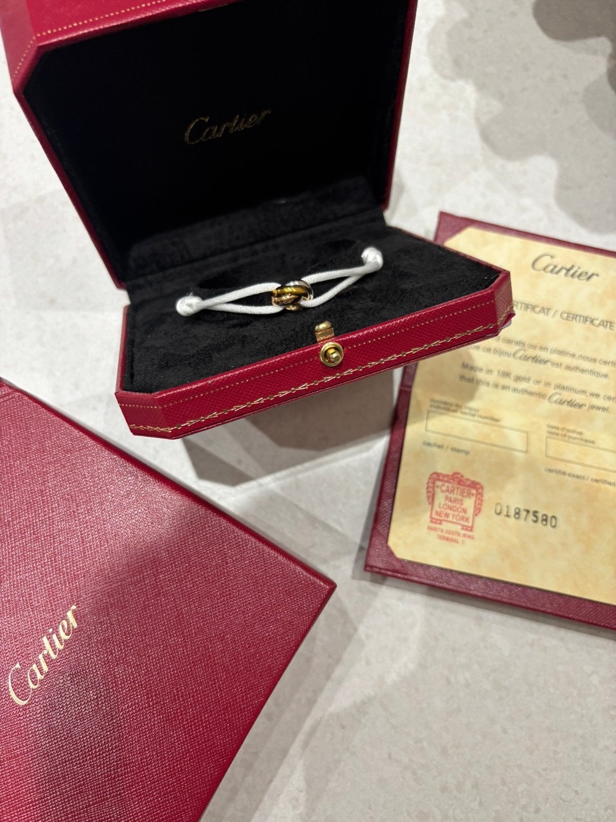Cartier trinity armband, Ophalen of Verzenden, Zo goed als nieuw, Balpen, Overige merken