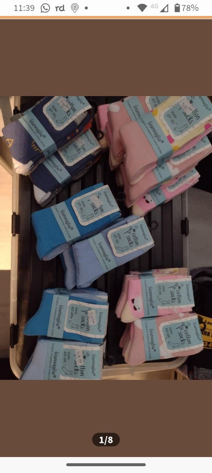Restant partij Gianvaglia baby sokjes 23-26 en 27-30, Jongetje of Meisje, Nieuw, Ophalen of Verzenden, Sokjes