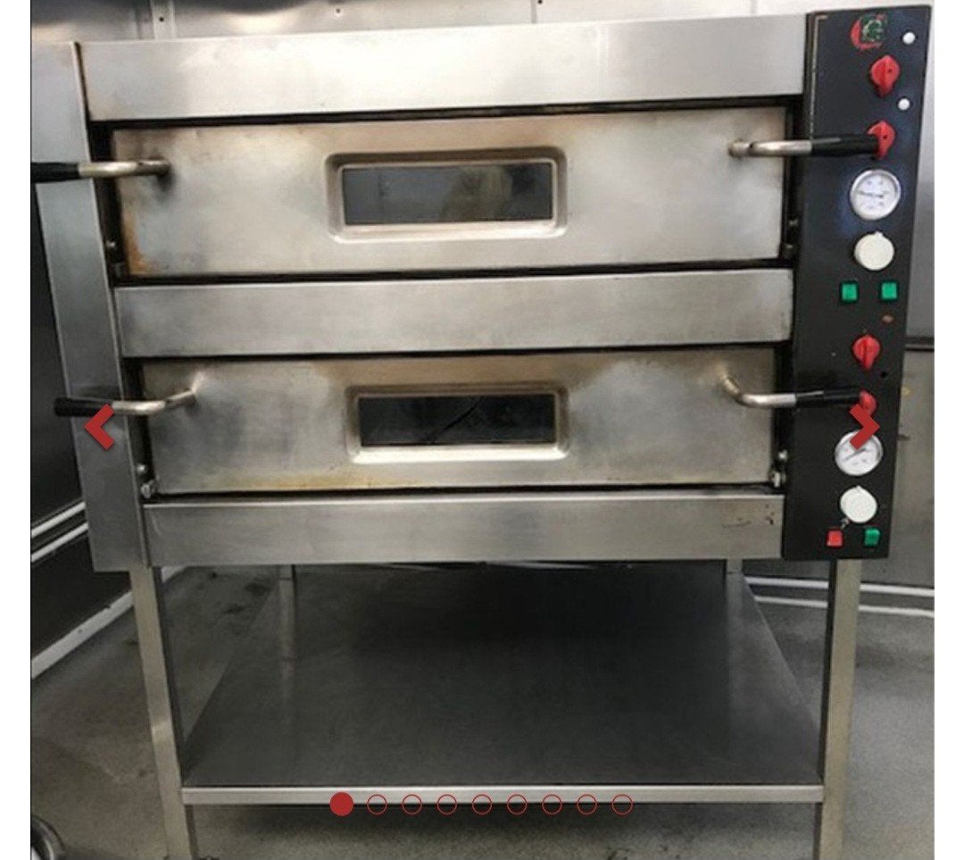 Professionele Pizzaoven - Dubbeldeks, Witgoed en Apparatuur, Ophalen, Gebruikt, Overige merken, Pizzaoven