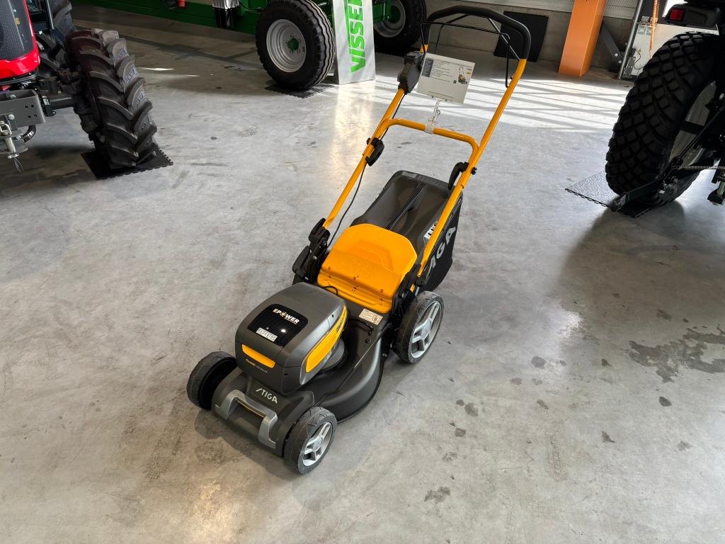 Stiga Combi 748 SQ AE accu grasmaaier, Ophalen, Cirkelmaaier, Versnellingen, Accu-grasmaaier