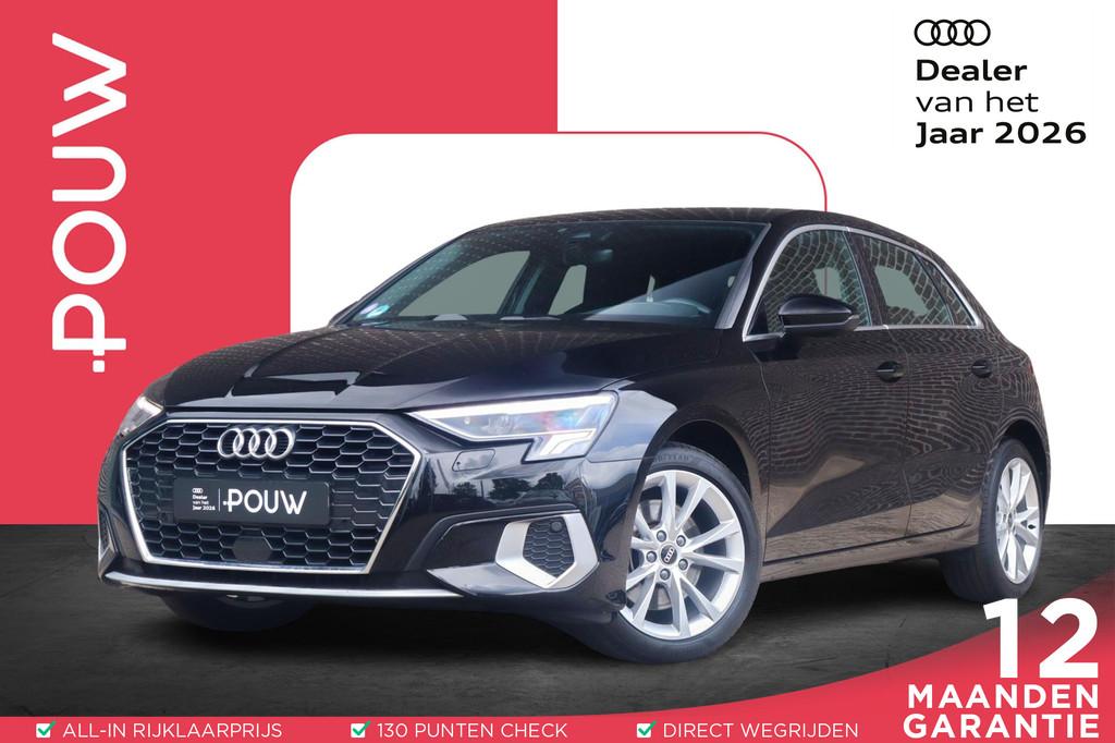 Audi A3 Sportback 30 TFSI 110pk S-tronic Business Edition |, Auto's, Audi, 12 maanden, Stof, Gebruikt, Zwart
