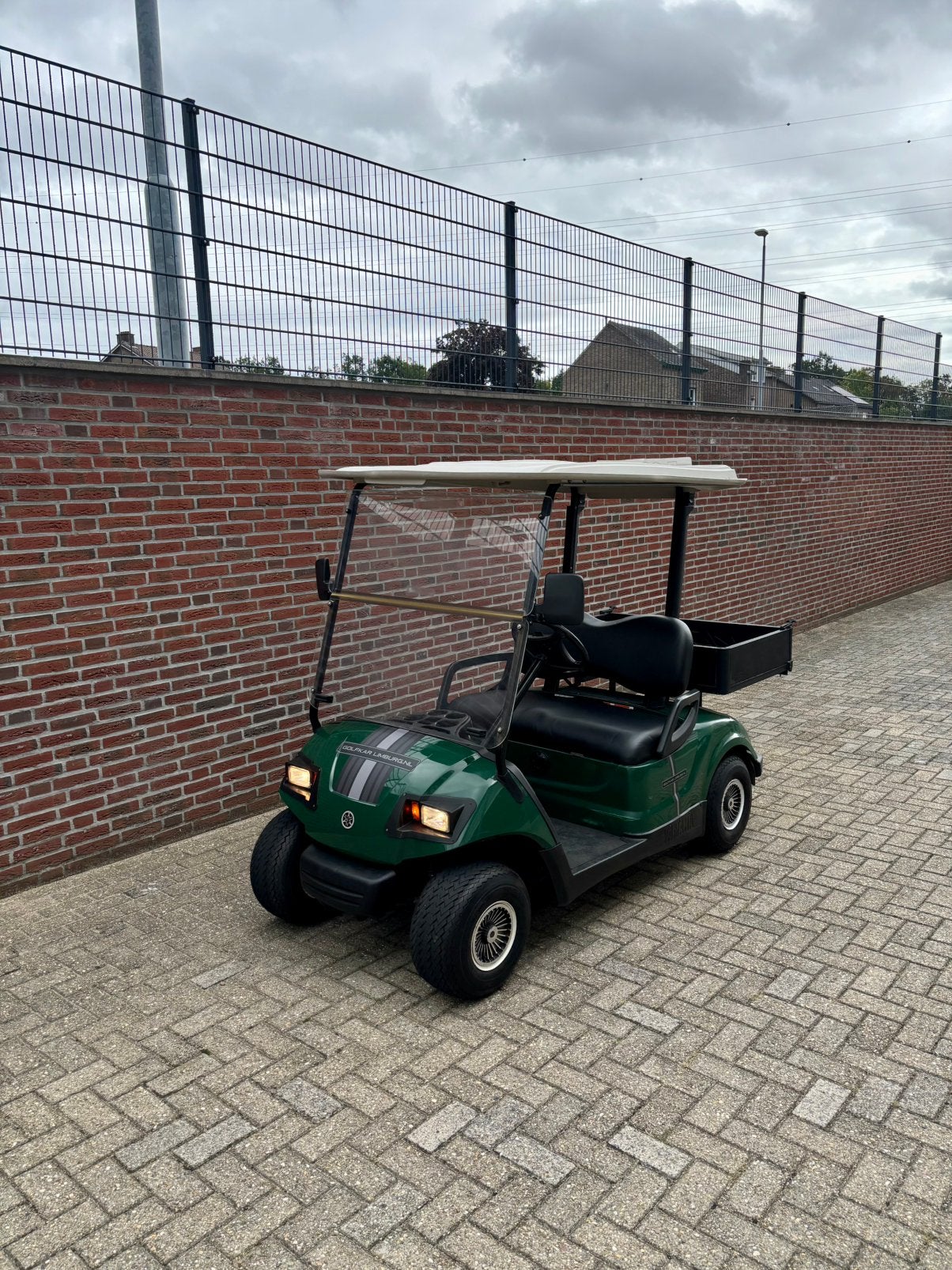 Pragtige Yamaha Elektrische Golfkar met KENTEKEN en Lithium, Sport en Fitness, Ophalen of Verzenden, Zo goed als nieuw, Golfkar