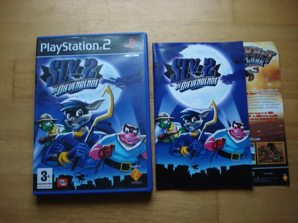 sly 2 ps2, Spelcomputers en Games, 1 speler, Racen en Vliegen, Ophalen of Verzenden, Zo goed als nieuw