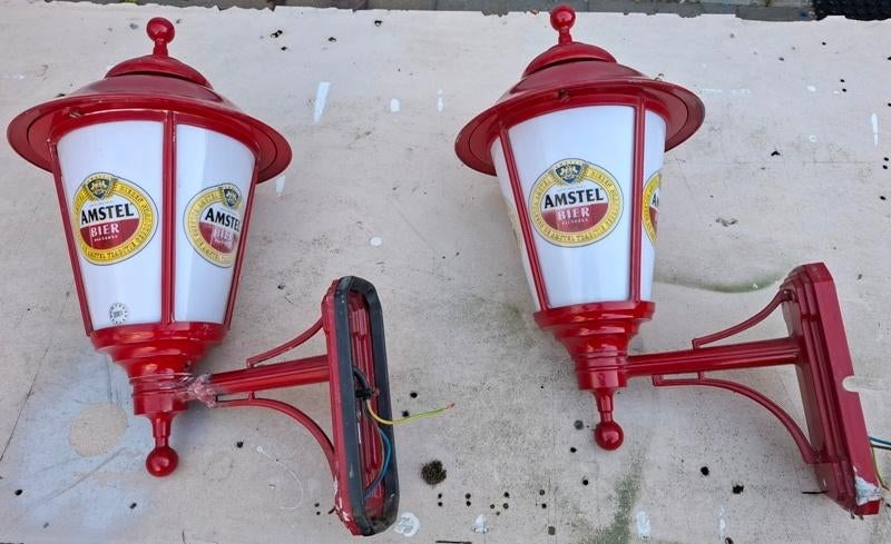 Amstel Bier Buiten Lantaarn, Ophalen of Verzenden, Gebruikt, Metaal, Minder dan 50 cm