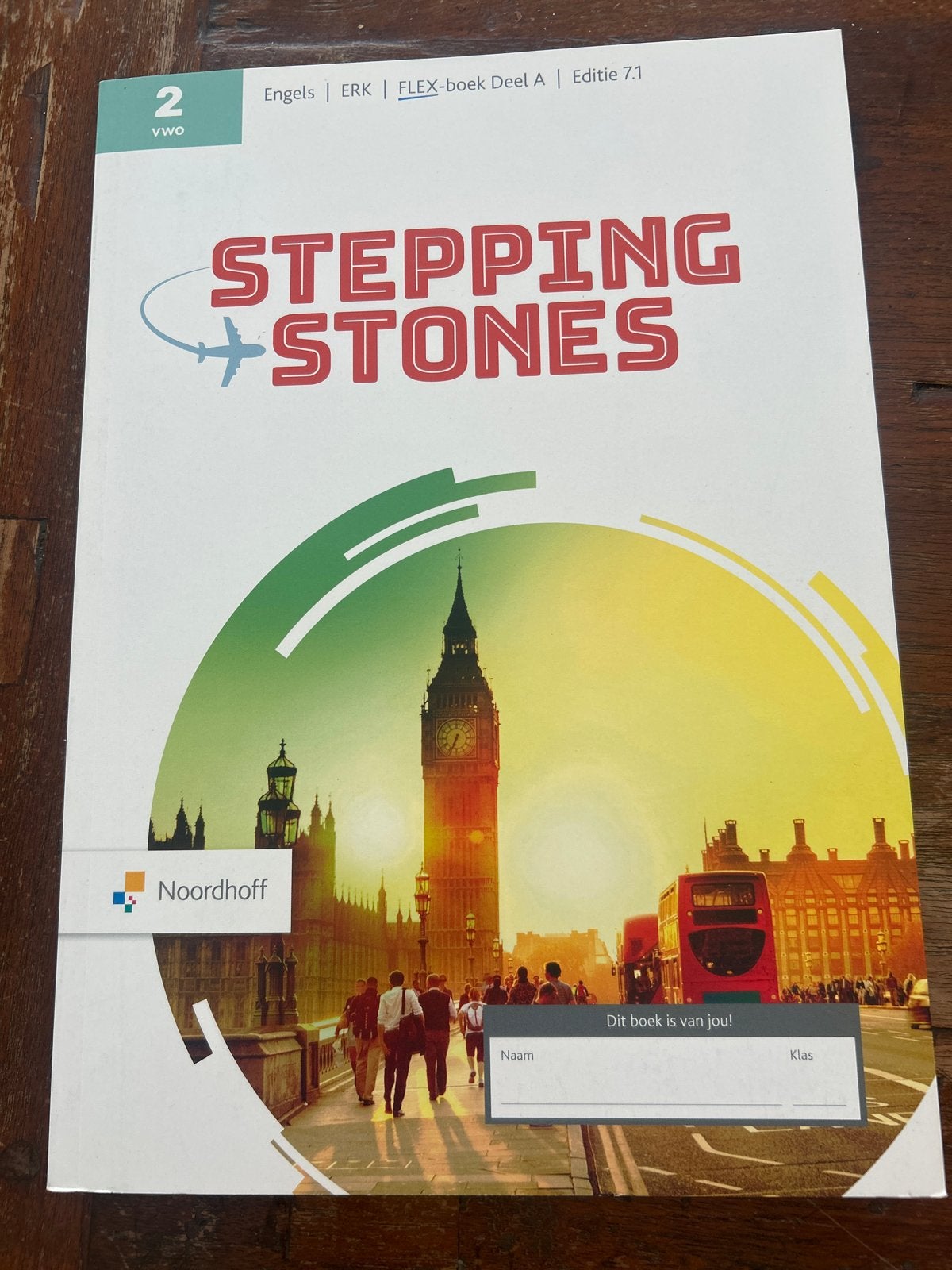 Stepping Stones Engels VWO 2 FLEX-boek Deel A Editie 7.1, Ophalen of Verzenden, Nieuw, VWO, Engels