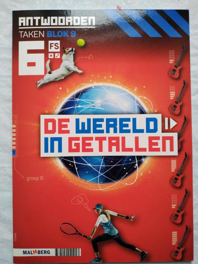 De Wereld in Getallen- Antwoordenboek-Groep 6 - 6 FS -Blok 9, Boeken, Schoolboeken, Ophalen of Verzenden, Nieuw, Overige niveaus