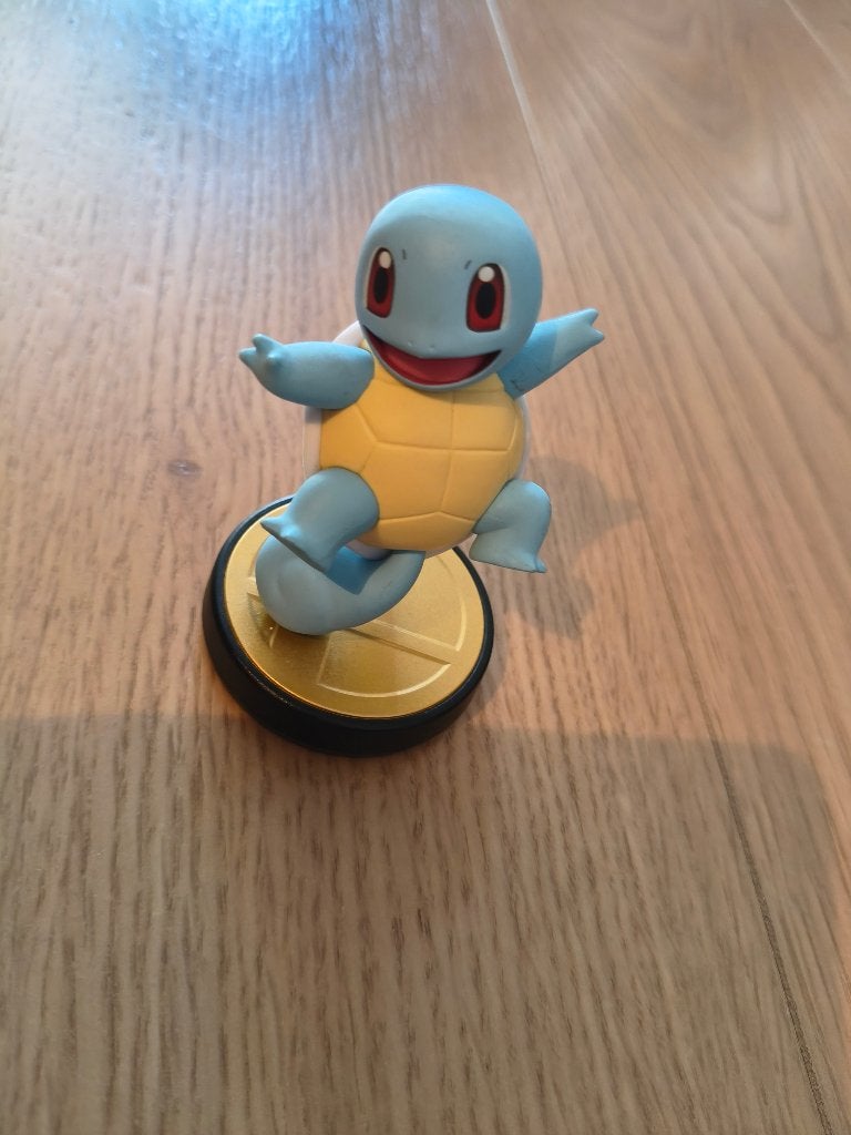 squirtle amiibo, Ophalen, Gebruikt