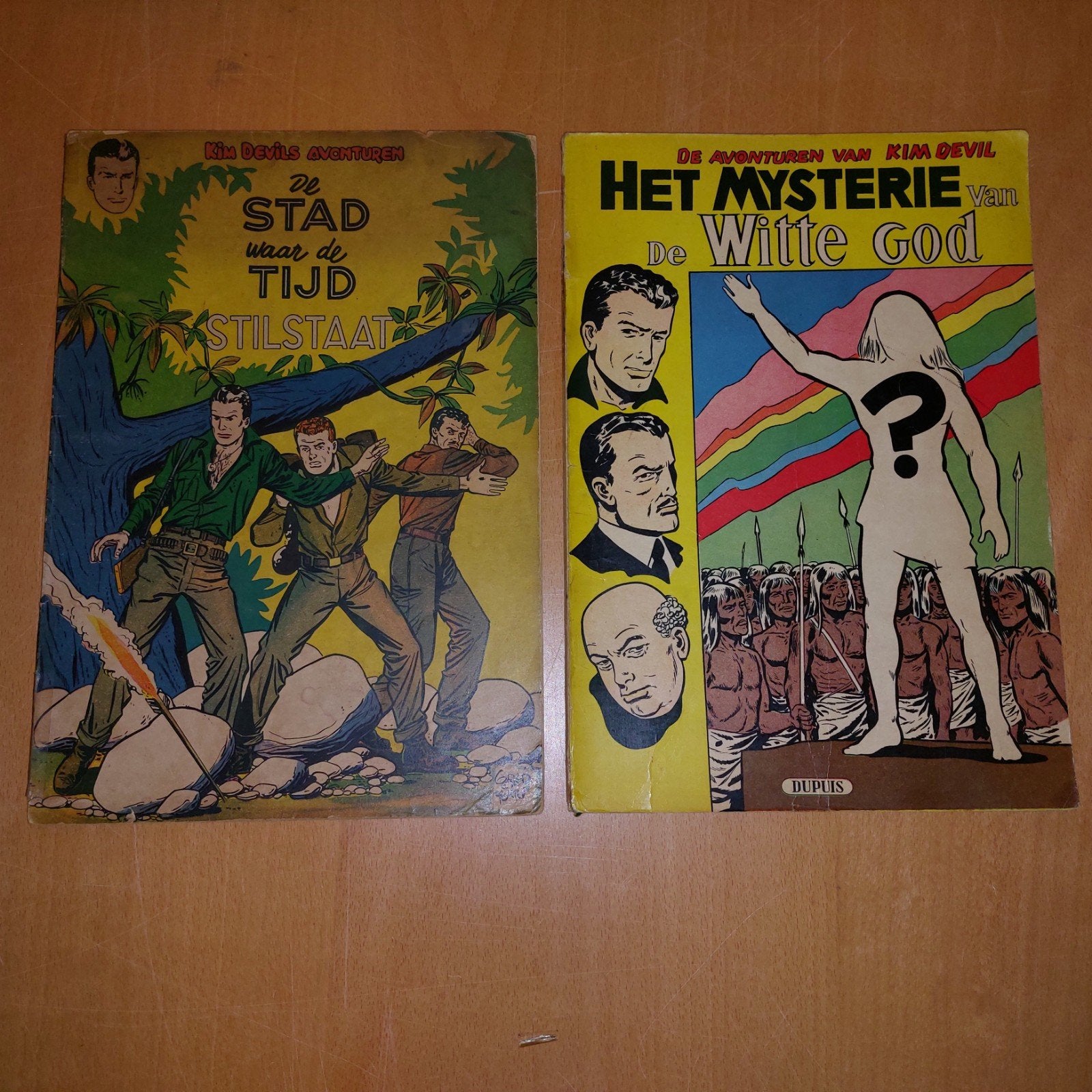 2 x oude Kim Devil (Dupuis), Meerdere stripboeken, Ophalen of Verzenden, Gelezen