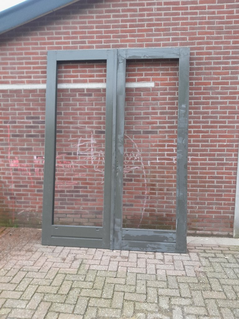 Set openslaande deuren nieuw extra hoog (nr13), Doe-het-zelf en Verbouw, Deuren en Horren, Ophalen, 80 tot 100 cm, 215 cm of meer