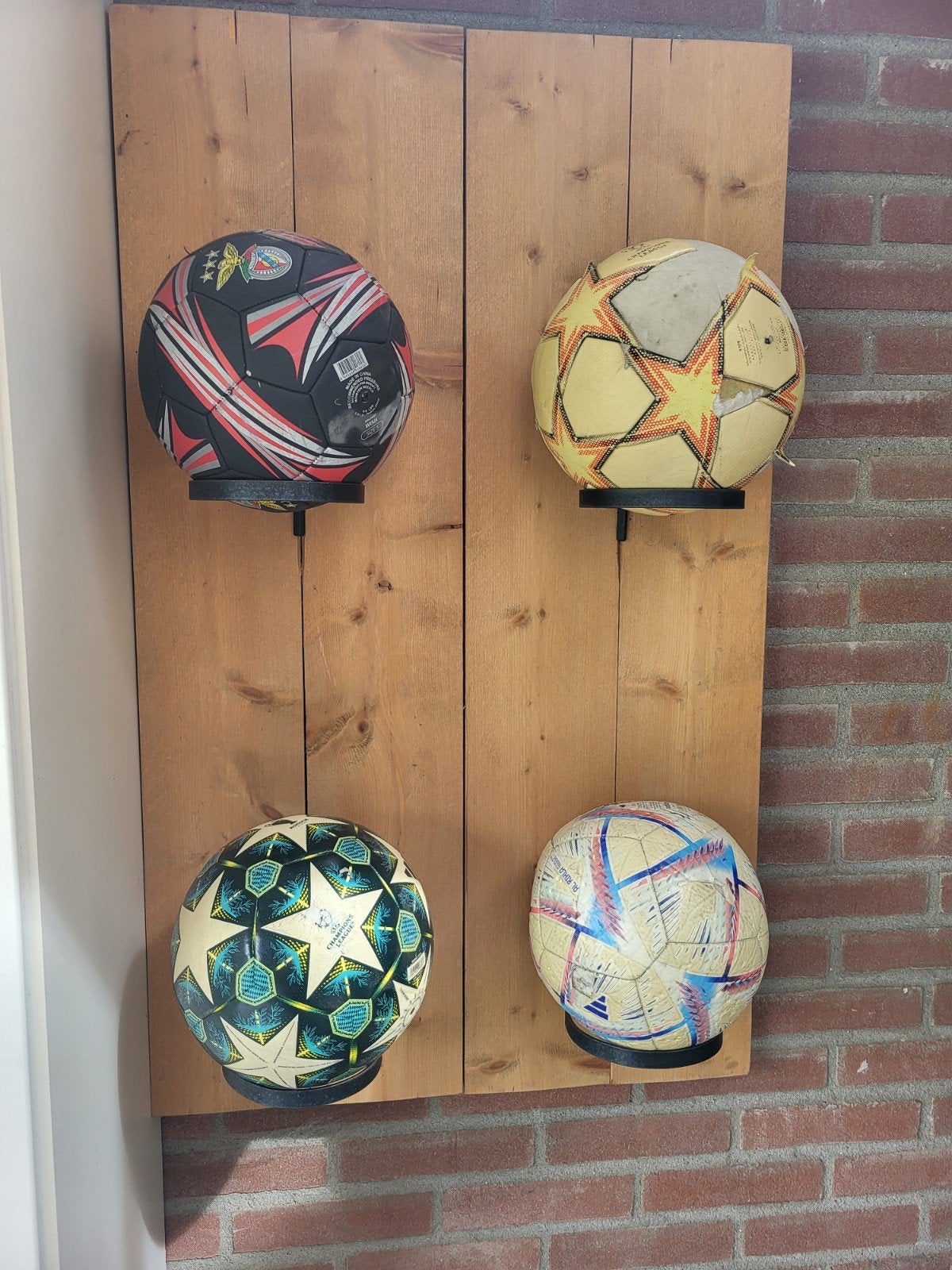 Voetballenrek voor 4 ballen -, Maat XS of kleiner, Ophalen of Verzenden, Nieuw, Overige typen