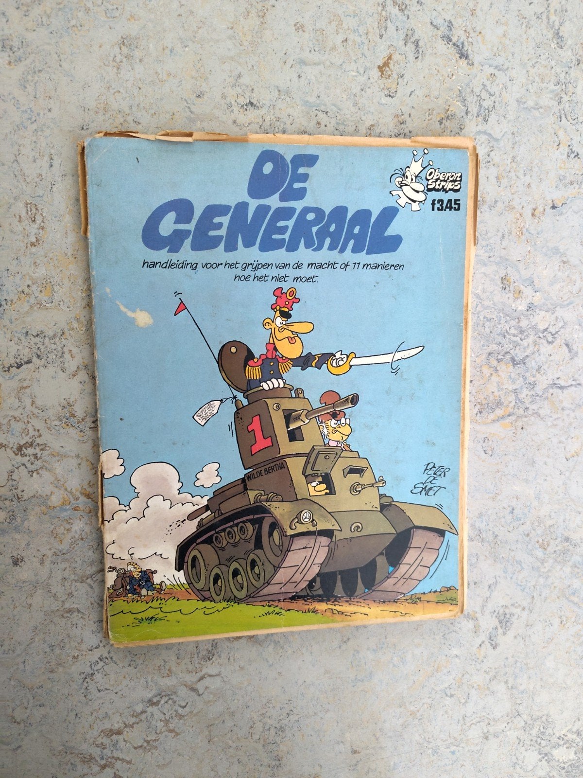 De Generaal - Peter de Smet - 1973 - Met losse bladen, Eén stripboek, Ophalen of Verzenden, Gelezen, Peter de Smet