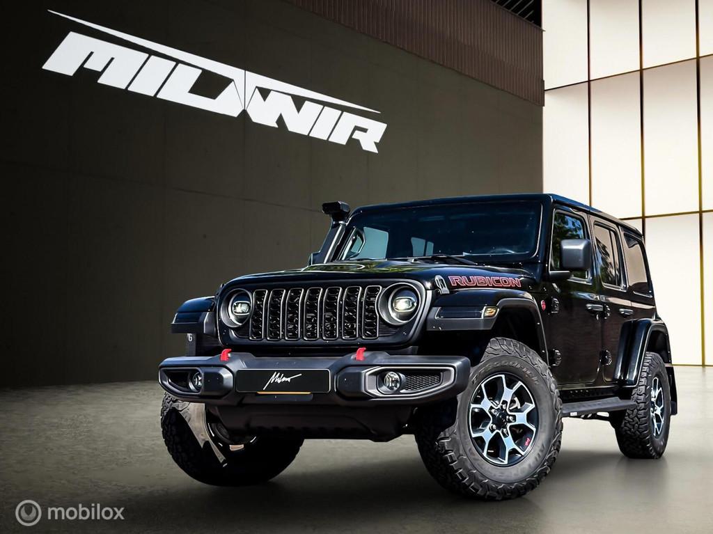 Jeep Wrangler Unlimited 2.0T Rubicon |Cabriodak |Leder, Auto's, Jeep, Bedrijf, Te koop, Wrangler, 4x4, ABS, Achteruitrijcamera